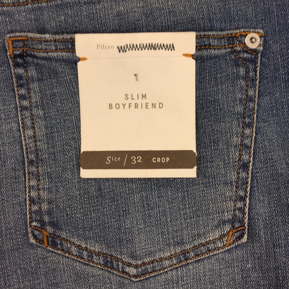 Anthropologie Pilcro jeans gold embroidery 36” - Picture 4 of 4